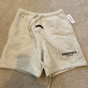 Essentials Fear of God Shorts - Size XS - Light Oatmeal